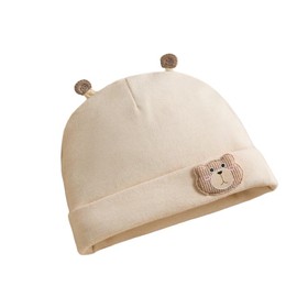 Eosbird Cotton Newborn Hat Baby Hat for 0-6 Months Newborn Baby Boys Girls (UK, Age, 0 Months, 9 Months, Beige)