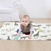 Zjyufy 2 in 1 Splash Mat for Under Highchair, 51