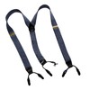 Tirantes de doble clip con doble clip, color azul oscuro,
