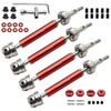 YOEASYHobby Front Rear Driveshafts Axles #45 Steel CVD Slider Drive