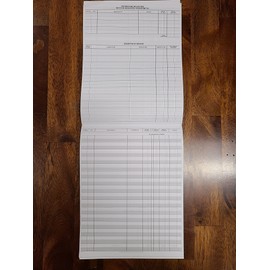 MAGNOLIA REGISTERS Premium Check Registers for Deskbook Checks, Size: 6 3/8 x 8 1/4, Secretary Desk Register