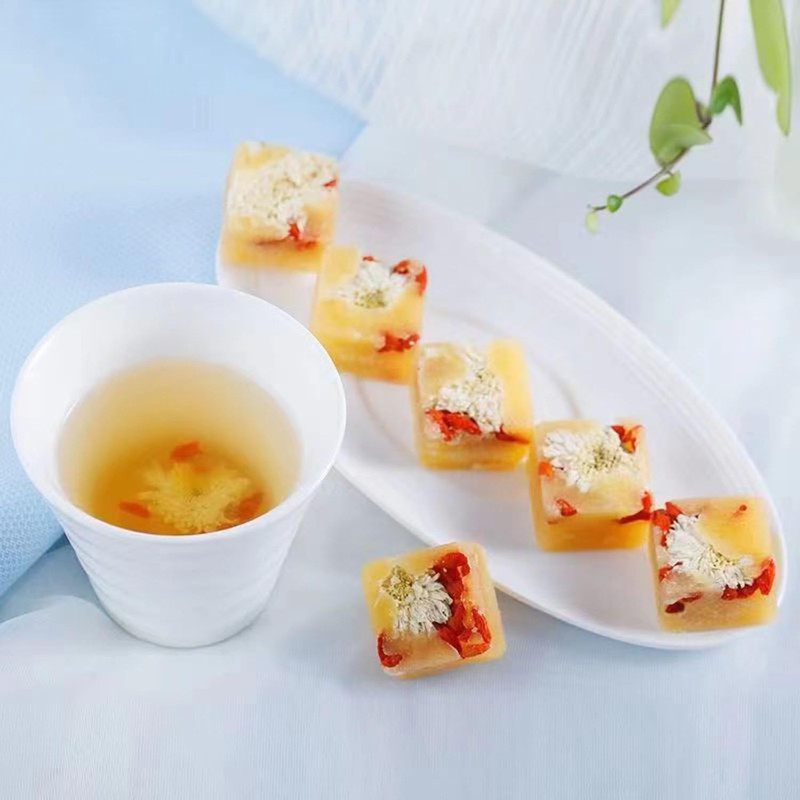Chrysanthemum Goji Rock Sugar Tea 10.58 Oz/300g Individual Packing Rock