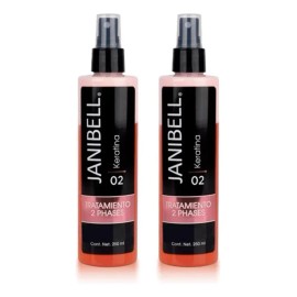 Kit Tratamiento 2 Phases Keratina Janibell 250ml 2 Piezas
