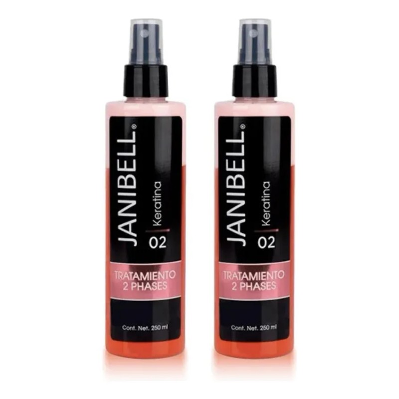 Kit Tratamiento 2 Phases Keratina Janibell 250ml 2 Piezas