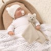 LAWKUL Baby Blanket Bear Lovey Soft Cuddly Security Blanket for