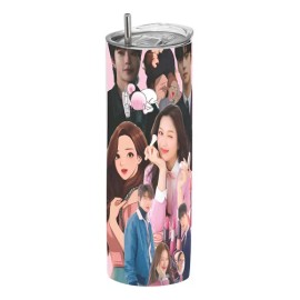 Termo Skinny Café 20 Oz K-drama True Beauty #52
