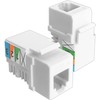 NECABLES 2Pack CAT3 Telephone Keystone Jack Phone Keystone Jack Punch