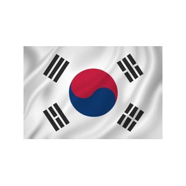 South Korea Country Flag | Double Stitched National Flag of South Korea Use for Indoor-Outdoor Purpose | Lightweight, Bright & Vivid Colors, Flag of South Korea