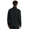 Mercer+Mettle Linear Texture 1/4-Zip MM3040, Deep Black, Large