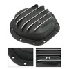 SEBLAFF Rear Black Aluminum Differential Cover with Gasket & Drain
