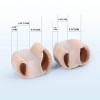 Kimihome 4 PCS Toe Spacers Separators, Wicking& Breathable Fabric Bunion