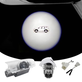 2PCS LED Car Door Projector Courtesy Lights Ghost Shadow Welcome Lamp Compatible with Land Cruiser 200 300 lc200 lc300 2012-2022 Accessories (lc200 lc300 2012-2022)