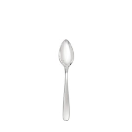 Fortessa Grand City 18/10 Stainless Steel Flatware Grapefruit Spoons, Set of 12,Silver