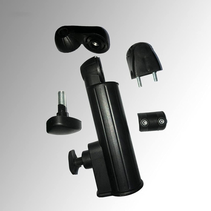 CMLLING Golf Trolley Umbrella Holder,Universal Umbrella stand,for Golf Cart Handles(BLACK)