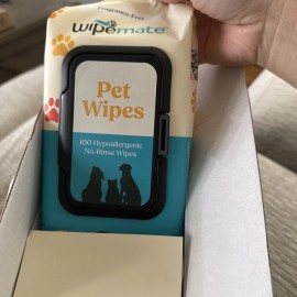 Wipemate Pet Wipes 4 Pack 400pk Unscented Dog Cat Grooming Wipes Hypoallergenic