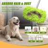 2PCS Reusable Dry Sweeping Cloths Compatible with Swiffer Sweeper Mop,Reusable