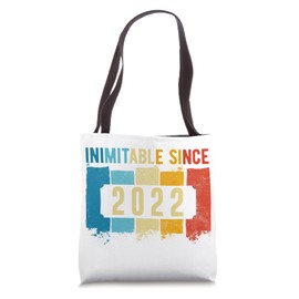 Inimitable Since 2022 Birthday Tote Bag