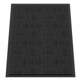 HOMEK Indoor Outdoor Door Mat, 4’ x 3' Doormat for Entryway, Rubber Backing Non Slip Front Door Mat Outside Entrance, Super Absorbent Commercial Floor Mat for Home Office