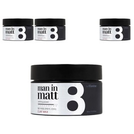 Elastine Men in Matte Clay Hair Wax, 80g, 4 packs / 엘라스틴 맨인매트 클레이 헤어왁스, 80g, 4개