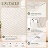 Wesiti Triangular Headboard Wedge Pillow Twin XL Dorm Bed Backrest,