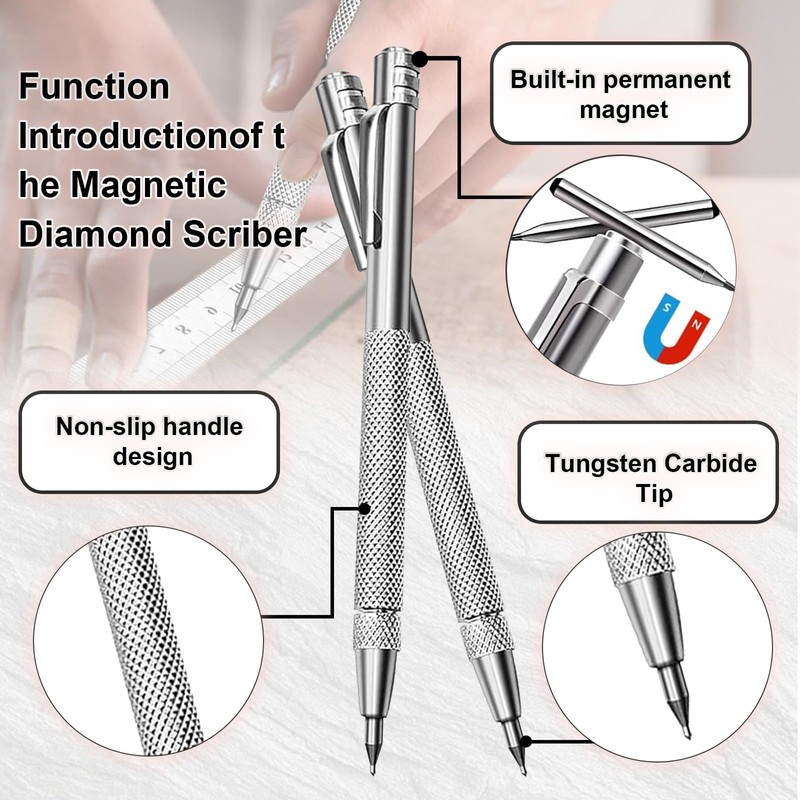 Weploda 2 Scribing Tool, Scribing Needle, Durable Scribing Tool for