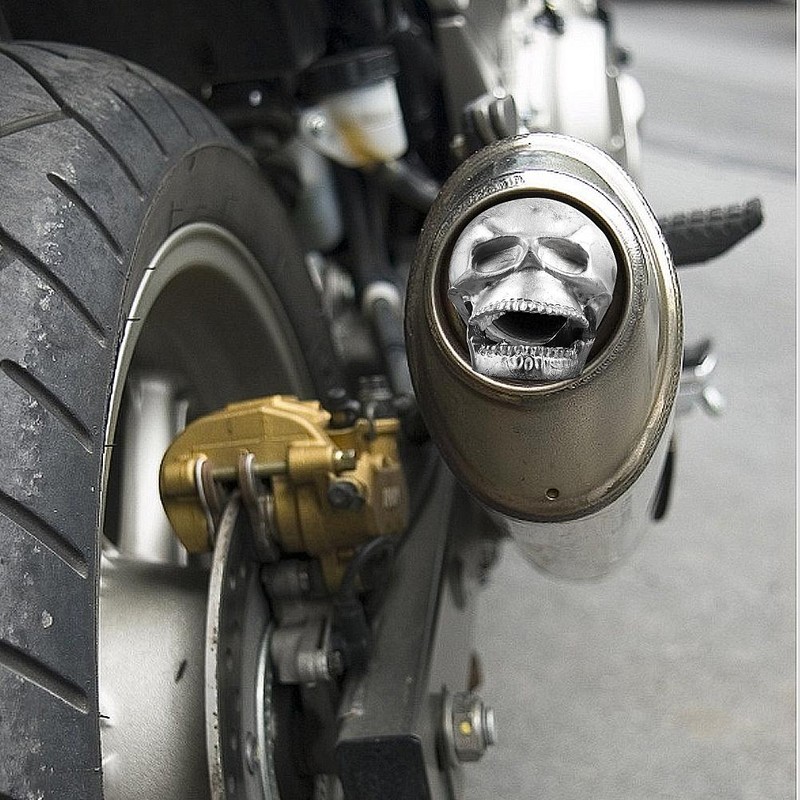 Metal Head Bone Exhaust Tip