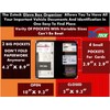 Zzteck Larger Car Registration Card Holder and Insurance - For