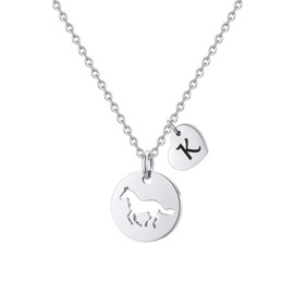 TINGN Horse Gifts for Girls Women, Horse K Necklace Horse Gifts for Girls Horse Necklace for Women Horse Gifts for Women Horse Gifts for Girls Horse Gifts for Horse Lovers Horse Jewelry for Women