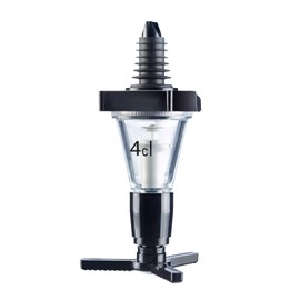 Westmark 92402260 Dosing Device, Measuring / Filling Unit: 4 cl, Plastic, Standard, Black/Transparent