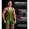 Exxact Sports Digital Camouflage Men's Wrestling Singlet, High-Performance Powerlifting Singlet,