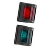 Pair of IP66 Signal Lamp Red Green LED Navigation Warning