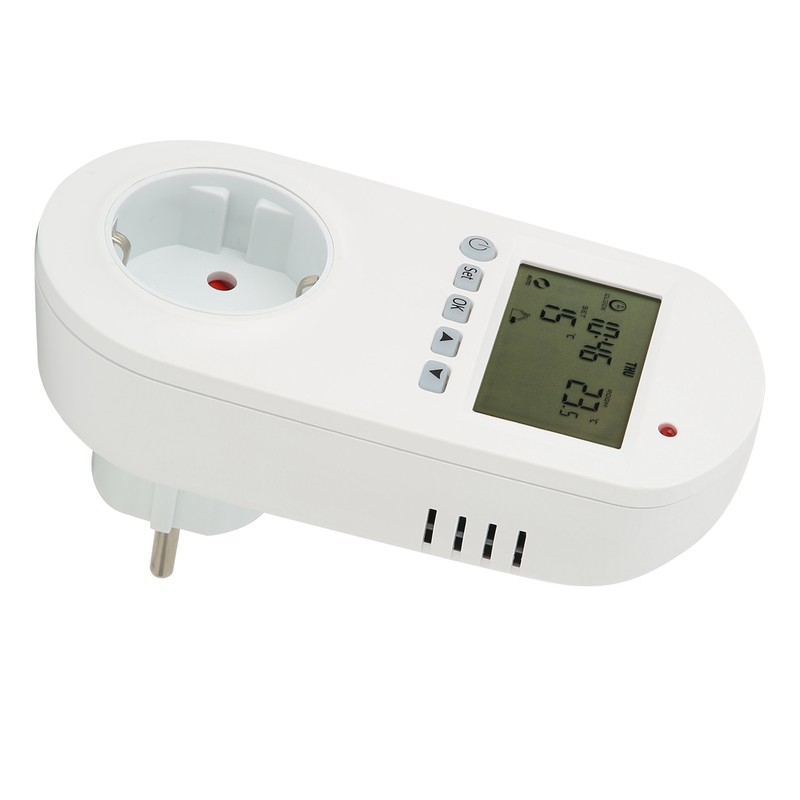 16A Plug‑in Thermostat Programmable Electric Heating Temperature Controller