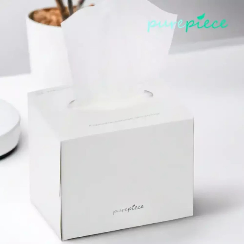 Pure Peace 퓨어피스 먼지없는 천연펄프 미니각티슈 230매 12개입 미용티슈 비염티슈