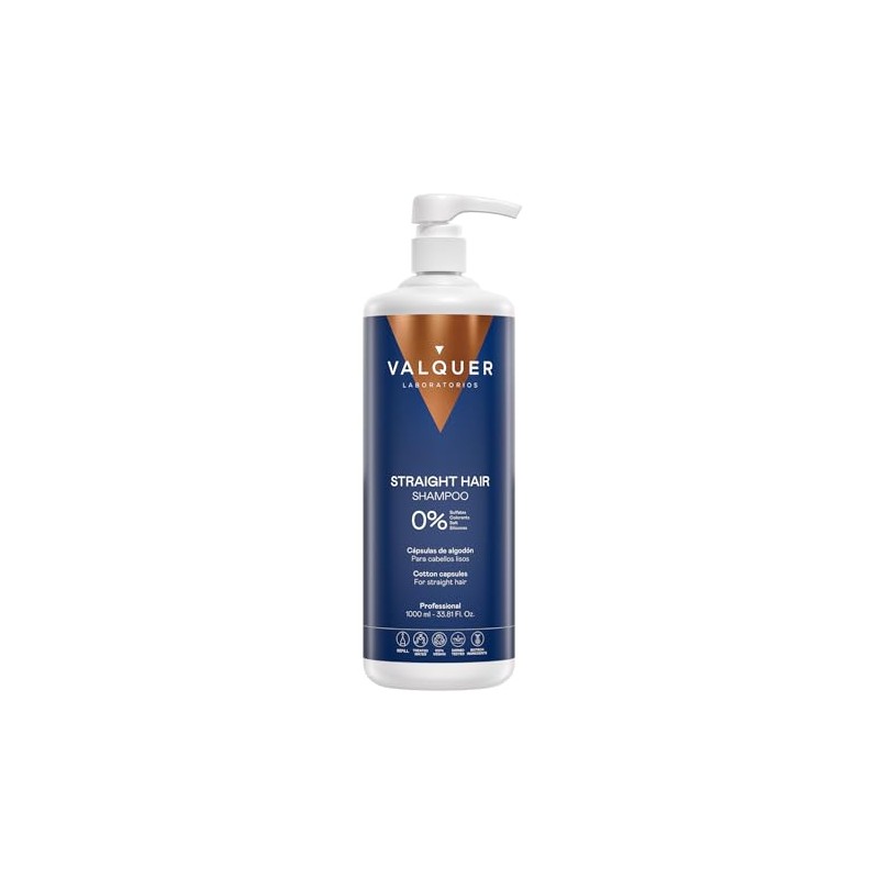 VALQUER Straight Hair Shampoo | 1 L