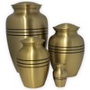 Beautiful Life Urns Dignity Gold Extra Small Cremation Urn