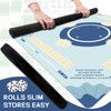 Mahjong Mat with Rules - Non-Slip Noise Reducing Mahjong Table