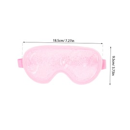 Mikinona 2pcs Hot Eye Mask for Eye Fatigue Reusable Cooling Compress for Dark Circles and Puffiness for Sleeping Spa
