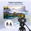 2026 Upgraded Wireless HDMI Transmitter and Receiver 328FT/100M, 4k Decode