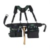 Masterforce 18 Pocket Pro Carpenters Tool Belt Adjustable Suspenders 2