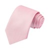 KissTies Mens 58'' Regular Pink Tie Business Wedding Necktie +