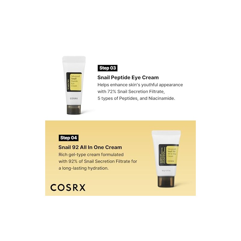 COSRX - All About Snail Kit de 4 piezas