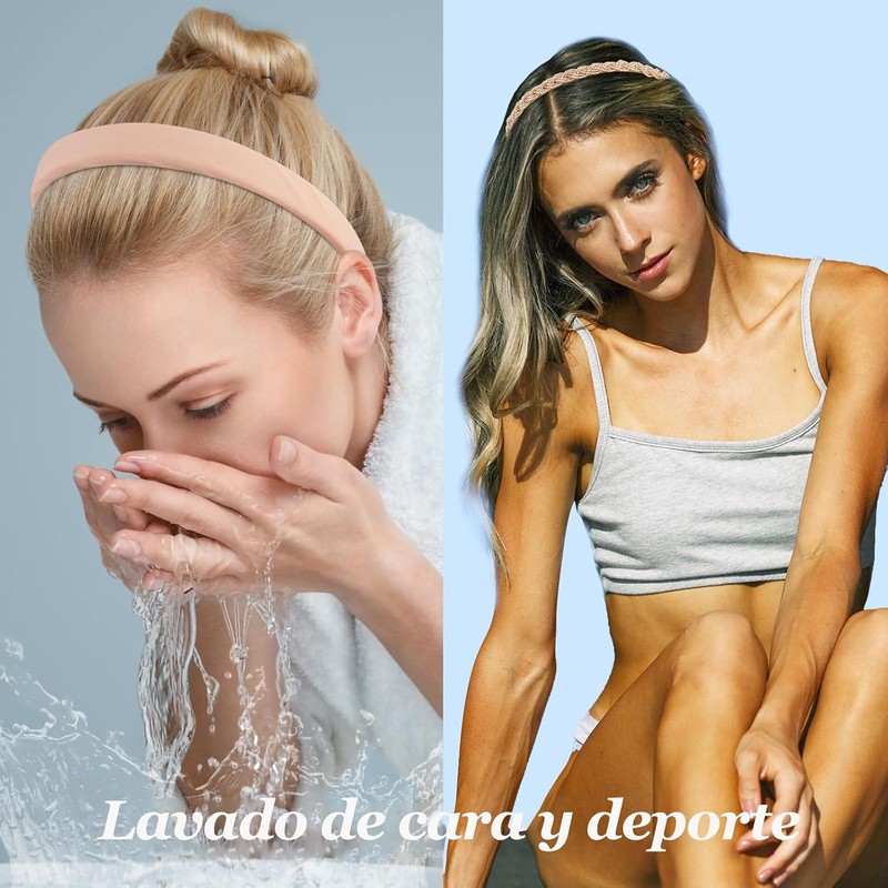GeorgeX Diademas para Mujer, 7 Piezas Diferentes Bandas para el