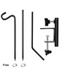ERYTLLY Heavy Duty Deck Hook, Extensible and Adjustable Deck Hook