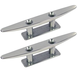 PRIOstahl Stainless Steel V4A Boat Clamp Stainless Steel 2-Hole 150 mm