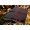 Gusti Mila Leather Photo Album, Handmade Paper, Brown Leather