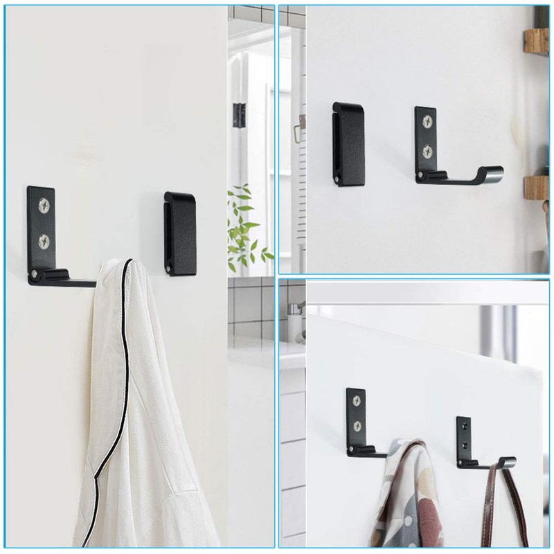 COOLBOTANG Wall Hanging Hooks, Foldable, Set of 3, Wall Hooks,