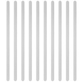 PATIKIL 6 x 0.2 x 0.06 Inch Anodized Aluminum Bracelet Blanks 10Pcs Metal Stamping Engraving Blanks for Cuff Bracelet Jewelry Making DIY Crafts, Silver