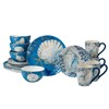 Certified International Playa Shells 16 pc Dinnerware Set, Service for