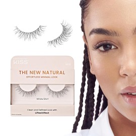 Pestañas postizas Naturales tira transparente que no se nota al aplicarlas Extensiones de pestañas - The New Natural Consigue un look clásico y una mirada definida, no daña las pestañas naturales