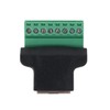 COVVY RJ45 Screw Terminal Adapter, CCTV/DVR Ethernet Connector RJ45 Female